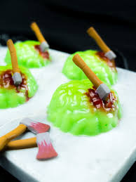 The best jello molds recipes on yummly | caramel coconut jello mold, rainbow jello mold, orange jello mold. Zombie Brain Jello Shots Elle Talk