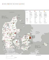 Denmark map by googlemaps engine: Large Detailed Road Map Of Denmark With Major Cities And Airports Denmark Europe Mapsland Maps Of The World