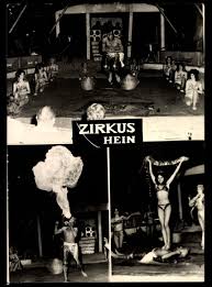 Ansichtskarte / Postkarte Foto Ak Manege des Zirkus Hein ...