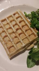Gaufre Jambon Comte Breakfast Food Waffles