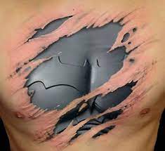 Maybe you would like to learn more about one of these? Unbelievable Painted Very Realistic Batman Suit Under The Skin Tattoo On Chest Tattooimages Biz