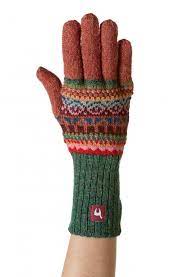 Rs pro 1/4in flared nozzle. Jacquard Knit Gloves Luna Baby Alpaca Ladies