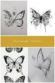 Pin By Ebtehal On رسم Graphic Arts Illustration Sunflower Drawing Butterfly Sketch