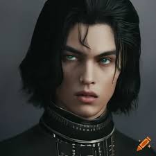 Alvar tyrell black hair staring at talion velaryon