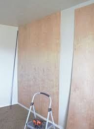 Easy Diy Plywood Panel Wall On A Budget Wall Paneling Diy Plywood Walls Plywood Wall Paneling