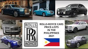 Autouncle is dein unabhängiger berater für die besten auto deals. Rolls Royce Cars Price Lists In The Philippines 2021 Youtube