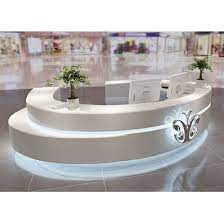 Ada reception desk, wheelchair accessible, curved reception station, thermofused laminated wood, secretary, hospitality, office reception. Modern Curved Reception Counter Desk Design For Sale Modern Curved Reception Counter Desk Design Suppliers