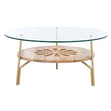 So rest easy, put your feet up. Safavieh Flora Round Coffee Table In Natural Brass Bed Bath And Beyond Canada