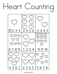 4.8 out of 5 stars 3,358. Heart Counting Coloring Page Twisty Noodle
