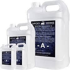 Epoxy resins come in two parts: Dipoxy 2k 700 3kg Epoxy Resin 2k Resin With Hardener Ep Laminating Resin In Professional Quality Clear And Low Odour Casting Resin Epoxy Uv Rod For Wood Table Floor Aquarium Shape Moulding Gfk
