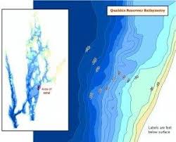 Quabbin Reservoir 10 Ft Bathymetric Map Map Watershed