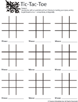 We are addy, maya, lucy, jason and colin! Tic Tac Toe Printable Travel Game Printable Familyeducation