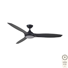 Being able to set the speed level, turn on or off the light and dim the. Newport Dc Ceiling Fan With Led And Remote Black 56 Ceiling Fans Warehouse
