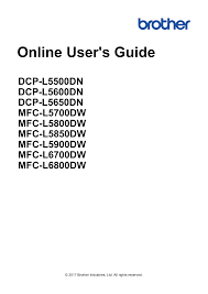 Brother mfc l5850dw driver download! Brother Mfc L6700dw User Manual Manualzz