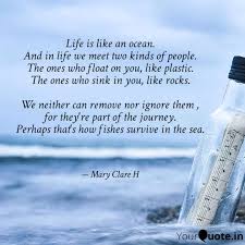 Life Is Like An Ocean An Quotes Writings By Mary Clare Yourquote