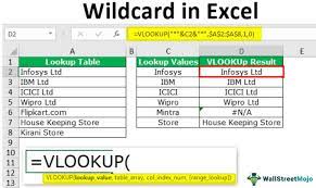The question mark (?) wildcard is used to represent a single character in the exact position where it is placed in the path or file name. Wildcard In Excel 3 Types Of Wildcard Characters With Examples