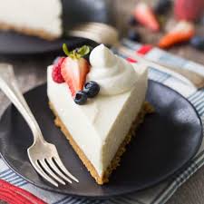 Garnish with fresh strawberries for garnish. No Bake Cheesecake So Fluffy Smooth Easy To Make Baking A Moment