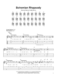 Kevin busse at sheet music plus. Bohemian Rhapsody Quot Sheet Music By Queen The Braids For Easy Guitar Sheet Music Now