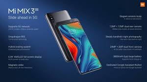 Xiaomi mi mix 3 android smartphone. Xiaomi Mi Mix 3 5g Peut Lire Le Streaming Video 8k Uhd Gizchina It