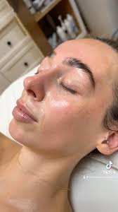 ✨ Alexandra treated herself to a full custom facial today, including  dermaplaning, brow lamination, and wax! 🧖‍♀️ , For her facial, I started  with a double cleanse using Codage cleansing balm & cream, ...