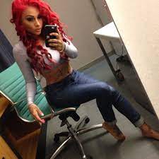Brittanya Razavi Brittanya187 Websta Red Hair Looks Hot Inked Girls Mermaid Hair Color