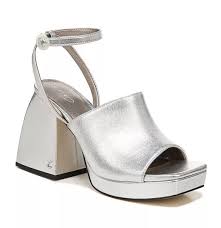 Silver chunky top sandals