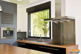 Cuisine Fenetre Interieure Deco Maison Interieur Fenetres Noires