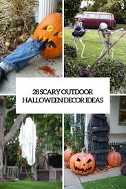 Your neighbors will thank you. 28 Scary Outdoor Halloween Decor Ideas Shelterness
