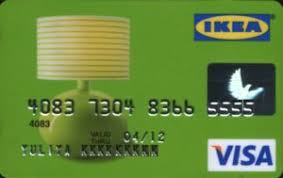 It's easy to pay bills, view statements and more. Bank Card Visa Ikea Credit Europe Bank Russia Col Ru Vi 0624 01