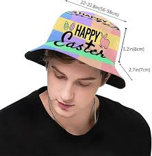 FJAUOQ Cappello da Pescatore con Motivo a Uovo di Pasqua Divertente  Cappello da Pescatore con Coniglietto Pasquale Cappello da Sole da Esterno  per Donna e Uomo : Amazon.it: Moda