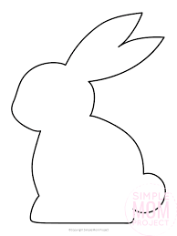 Kids will have fun making their very own easter bunny craft with this free printable, bunny ears template.grab the printable bunny ears for kids to make a super cute bunny hat they can wear to celebrate spring and easter! Use These Free Printable Easter Bunny Template Silhouettes In Any Of Your Spring Easter Craft Easter Bunny Template Easter Bunny Crafts Easter Bunny Colouring