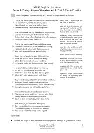Igcse Literature Poetry Pack 2019 Songs Of Ourselves Volume 1 Part 5 By Myersale Teaching Resources Tes Poetry Teaching Poems