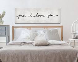 I Love You Sign Rustic Bedroom Wall Decor Large Above Bed Etsy In 2020 Couple Room Wall Decor Bedroom Bedroom Wall Decor Above Bed