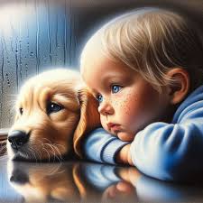 Puppy Playing with Paper Towels and Training