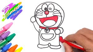 Gambar sketsa doraemon mewarnai dapat langsung anda bentuk 3 dimensi, dengan buat lingkarang pertama untuk wajah, dan lingkaran kedua lebih besar untuk kepala. Menggambar Dan Mewarnai Doraemon Dengan Crayon Youtube