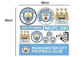 Manchester citys neues wappen wurde nicht nur von den alten logos inspiriert, es zeichnet sich auch durch den gleichen stil wie die logos der anderen vereine der city football group (new york city. Manchester City Football Club Etihad Stadium Wandtattoo Etsy