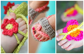 15 Cute Crochet Baby Sandals Begging To Be Made Make And Takes