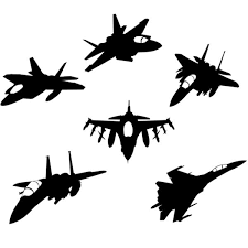 Free Download Jet Fighter Silhouettes Vectors Plane Tattoo Fighter Jets Military Graphics