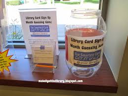 Library Card Signup Month Guessing Game Library Card Guessing Games Passive Programs