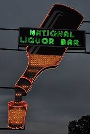 National Liquor Bar Liquor Bar Liquor Vintage Neon Signs