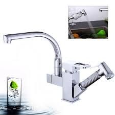 Details Sur Robinet Mitigeur De Cuisine Avec Douchette Mitigeur Evier Chrome En 360 Design Mitigeur Cuisine Douchette Robinet Mitigeur