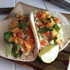 Recipe adapted from homesick texan Grilled Fish Tacos With Chipotle Lime Dressing Recipe Grilled Fish Tacos Recipes Cooking Recipes