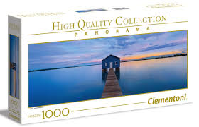 The tallest mountain in all of japan, mount fuji towers over everything in its wake, and is visible for many miles. Clementoni 1000 Piece Panorama Jigsaw Puzzle Blue Calm Puzzlesnz