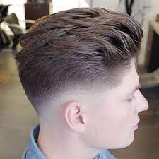 Here's another cool way to wear fringe that flatters men with round faces #cropfade #texturedcrop #crophaircut #trendyhaircutsformen #newhairstylesformen #fringehairstylesformen #menshair. 60 Best Male Haircuts For Round Faces Be Unique In 2021