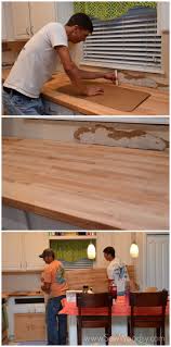 cutting butcher block for an undermount