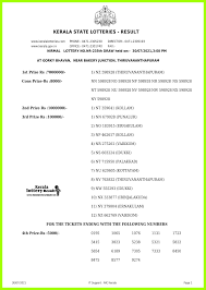 Kerala lottery result also announces the results of kerala lotteries monthly or weekly. Uzplfc5toblimm