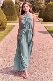 Womens Lipsy Blue Bella Mesh Multiway Maxi Dress Blue In 2020 Bridesmaid Dresses Long Chiffon Dresses Maxi Dress Blue