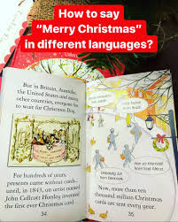 This article will teach you how to say (or rather write) merry christmas in more than 100 different languages. Facebook