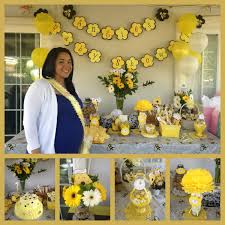 A Buzzworthy Baby Shower Bee Baby Shower Bee Baby Shower Theme Sunflower Baby Showers