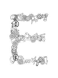 Printable coloring pages are fun and can help children develop important skills. Letter E Coloring Pages Download And Print Letter E Coloring Pages
